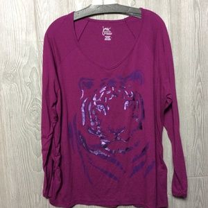 Fun JMS Lion Stretch Top with long sleeves